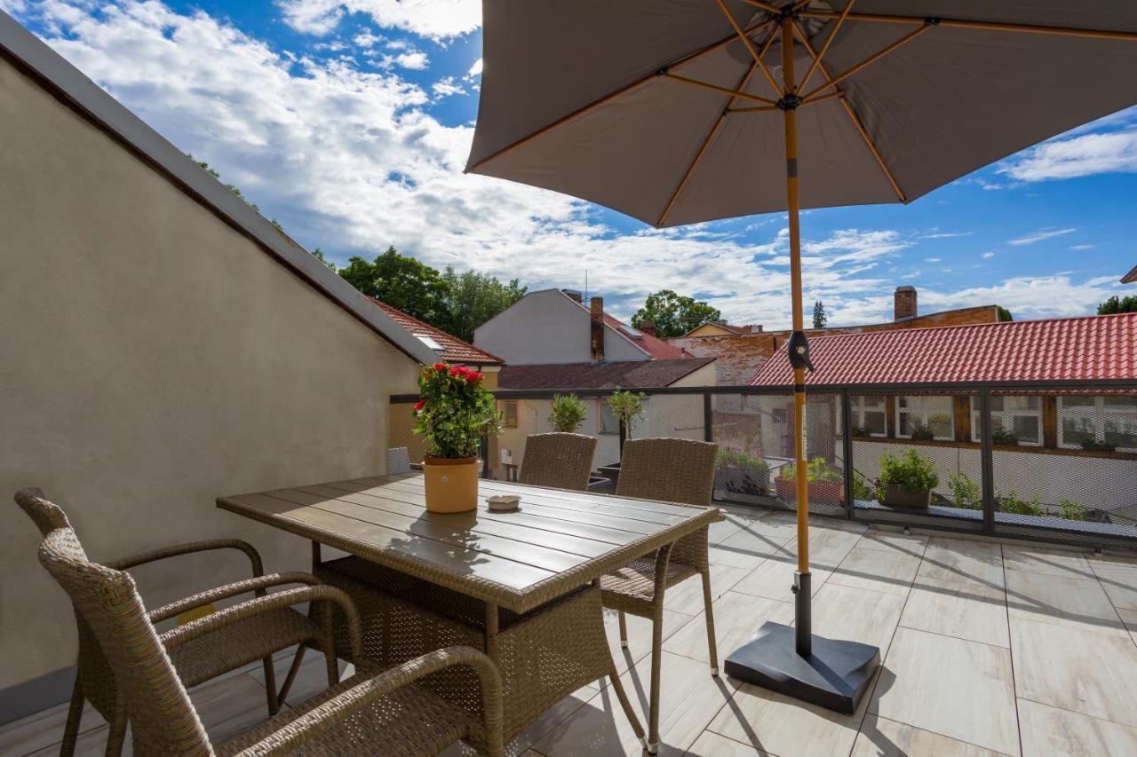 Luxusní velký apartmán s terasou v centru Litomyšle Exterior foto
